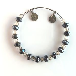 Alex and Ani Beaded Sterling Silver Bracelet